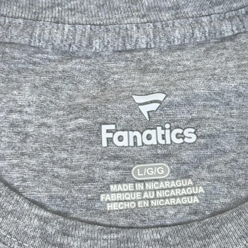 Philadelphia Eagles Shirt Mens Large Gray NFL Football Super‎ Bowl LIX Roster